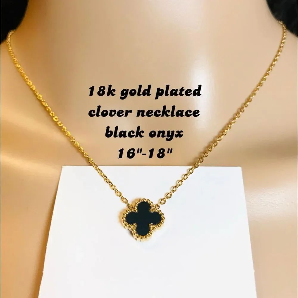 Fashion Clover Necklace 18k gold plated
